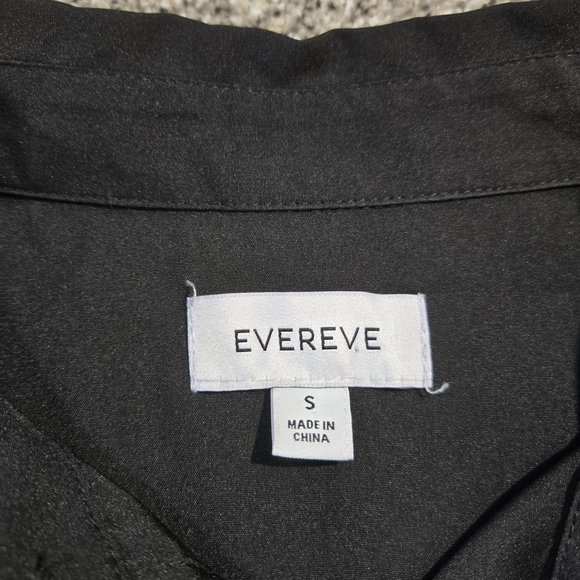 Evereve Scout Utility Black Button Down Size Small NWOT Womens - Picture 3 of 6